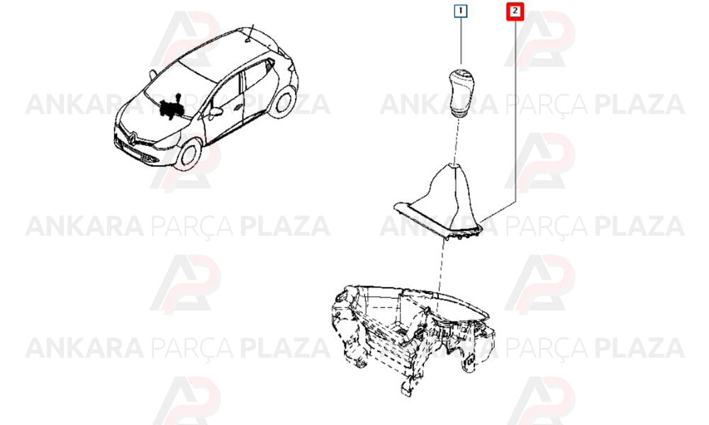Clio 4 Vites Körüğü İthal Orijinal 969356753R-1