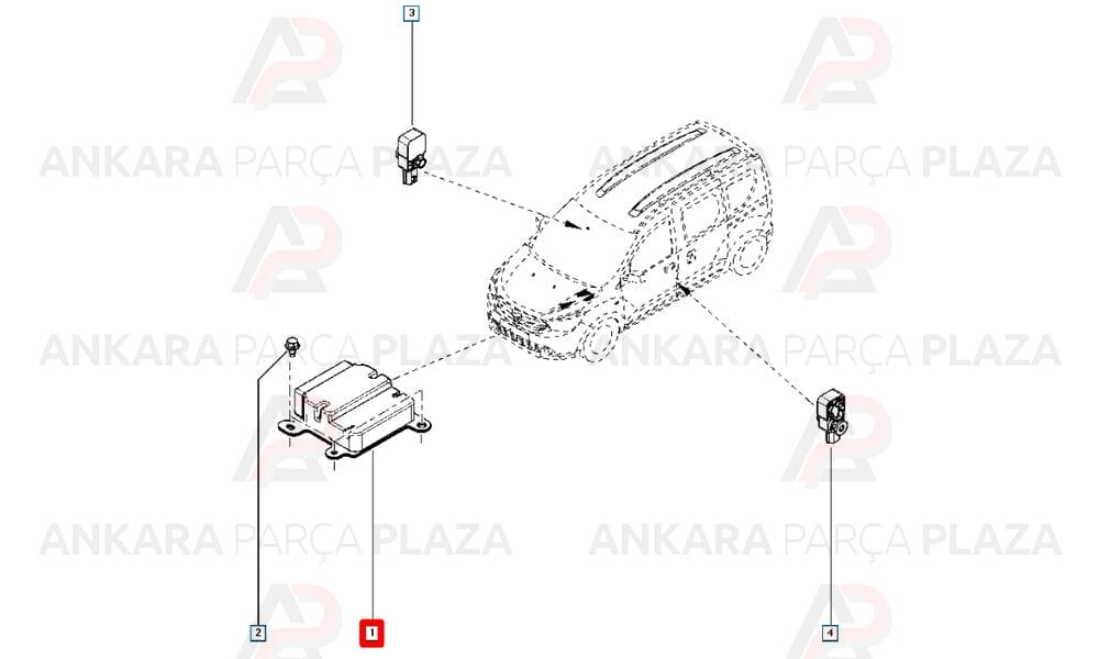 Hava Yastığı Beyni Lodgy 985109354R