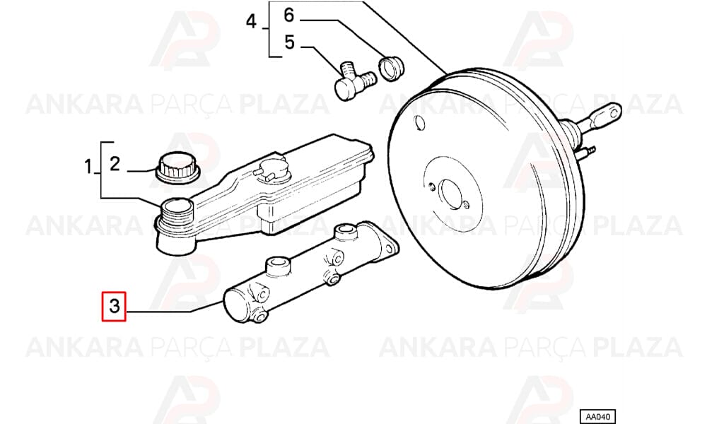 Fiat Ducato Fren Ana Merkezi 1990 - 2003 Bosch