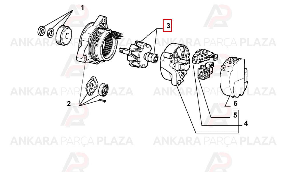 Rot Başı Sol Fiat Tempra Tipo