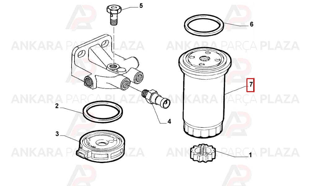 Mazot Filtresi Bravo Marea Punto 1.9Jtd