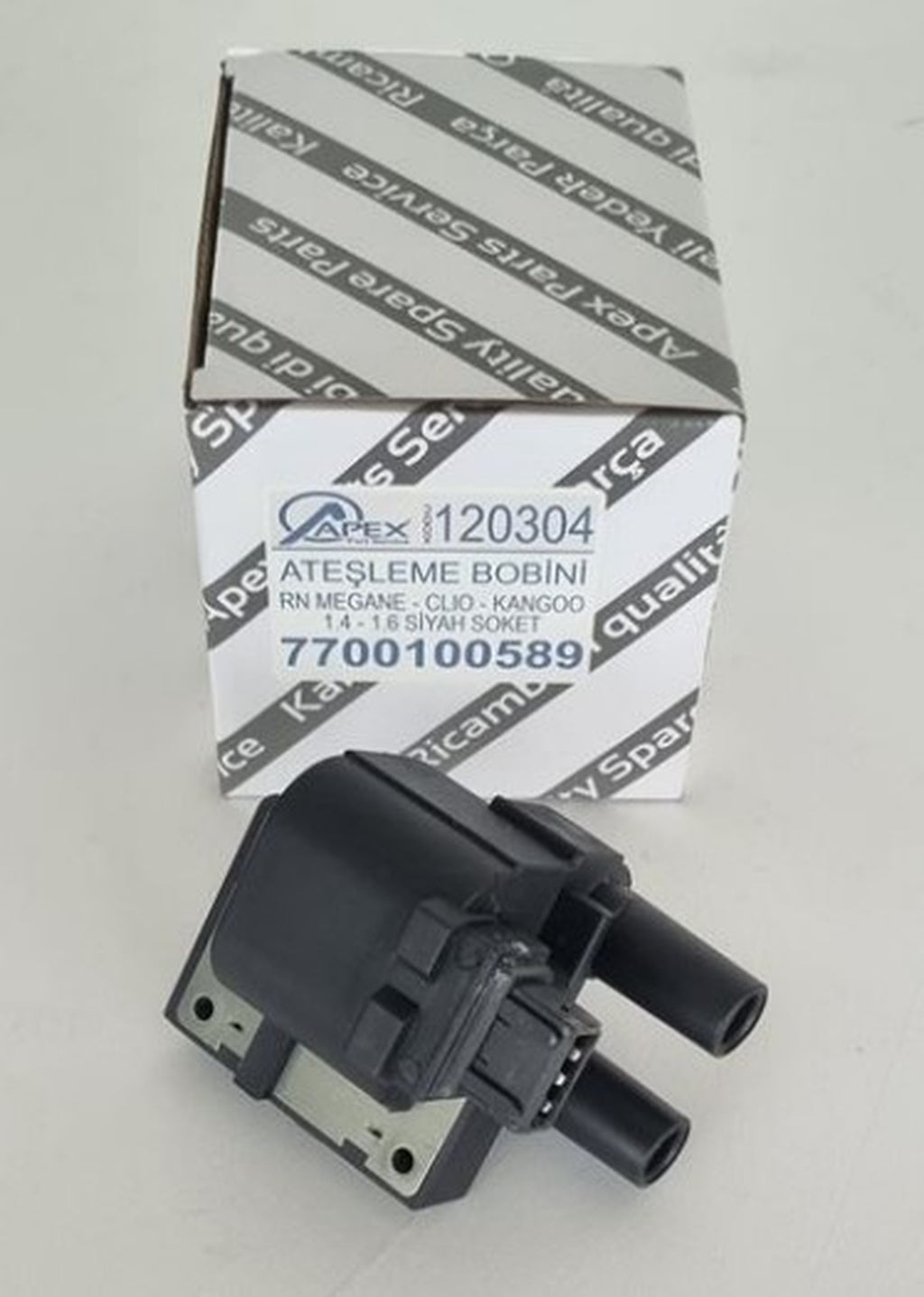 ATEŞLEME BOBİNİ RENAULT CLIO MEGANE KANGOO 1.4 1.6 SİYAH SOKET - main