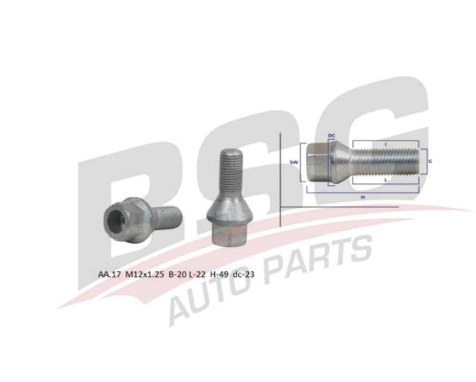 Doblo Linea Punto Fiorino Egea Punto Bijon Cıvatası Bsg 25230014 - product