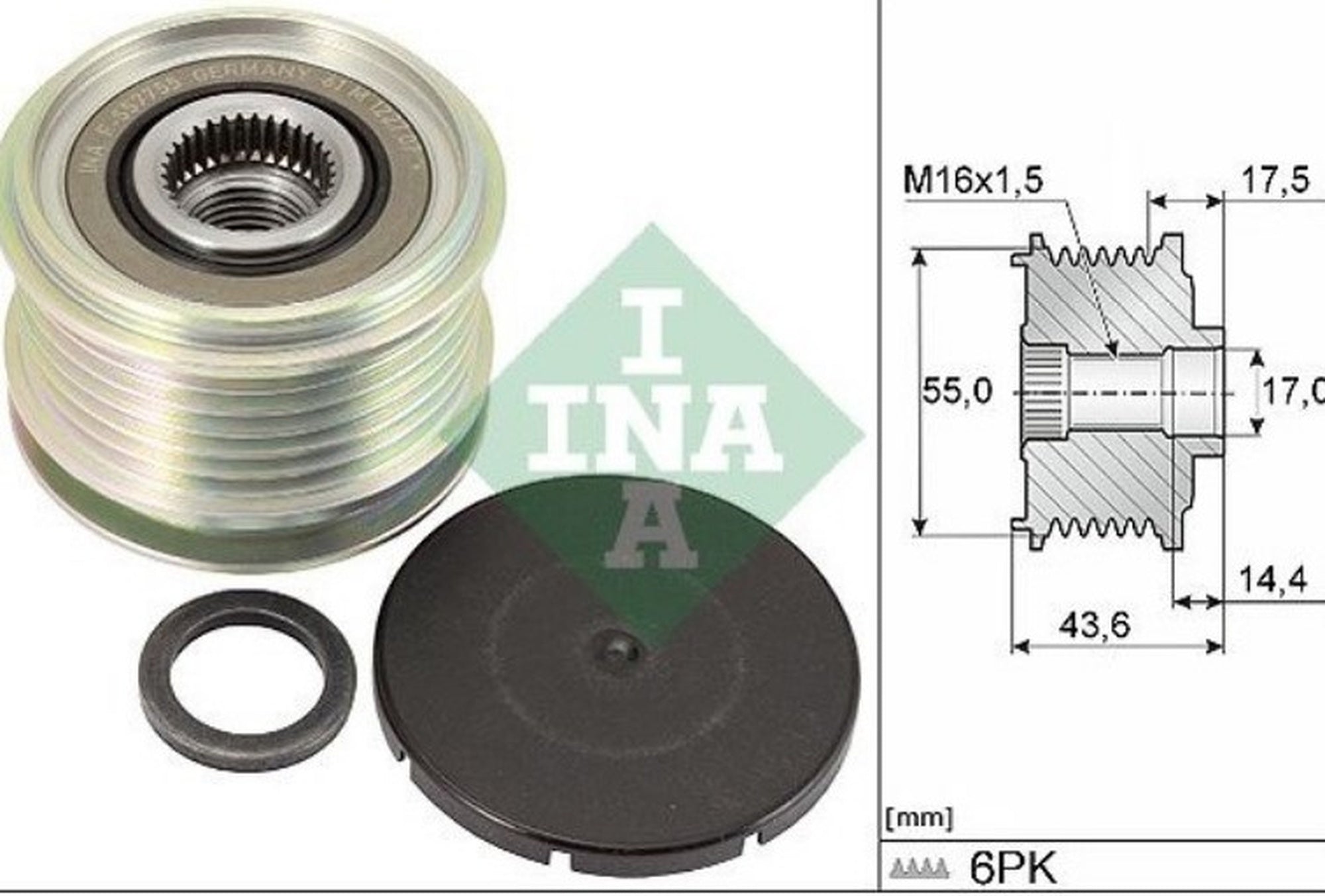Laguna, Scenıc, Megane Alternatör Kasnağı İna - product