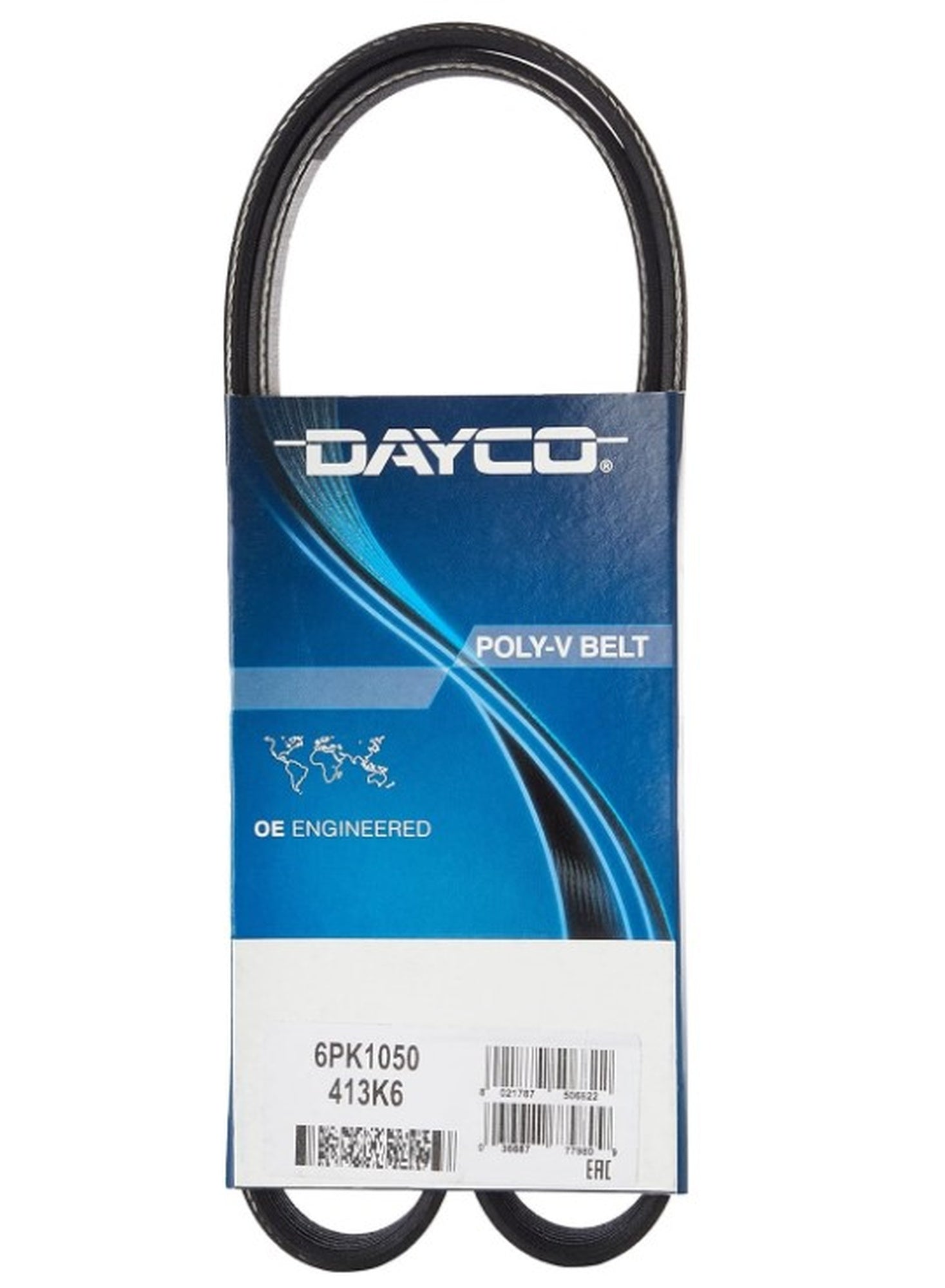 Doblo Alternatör Kayışı 1.9D / JTD Klimasız Dayco 6PK1050 - product