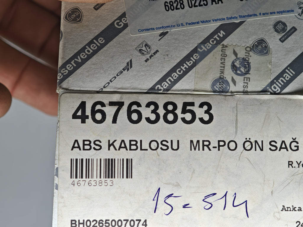 Palio Albea Marea Ön Abs Kablosu Sağ Opar 46763853 - product