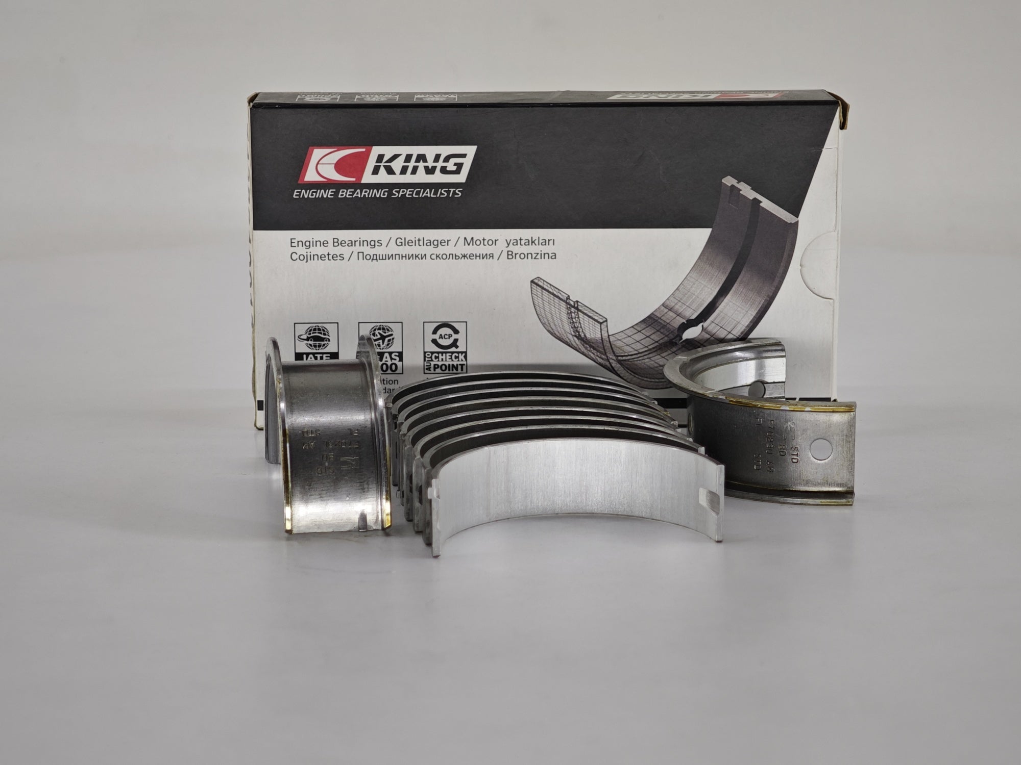 Laguna Safrane Motor Ana Yatağı 2.0 16V Standart Ölçü King Yatak MB5351AM - product