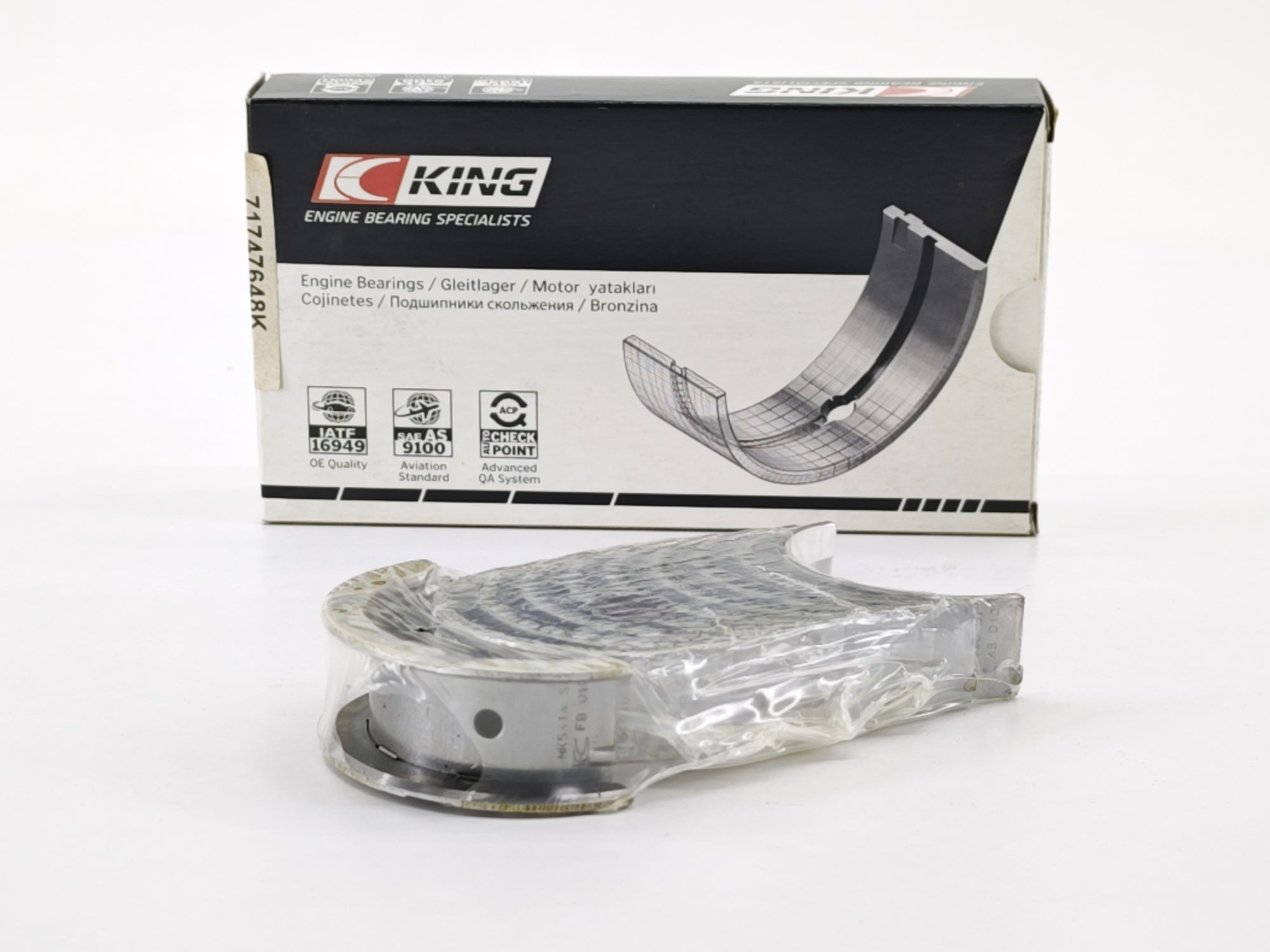 Alfa Fiat Jeep Motor Ana Yatağı ve Kenar Ay Yatağı 1.3 Multijet 0,10 Ölçü King Yatak MB5414SI010 - product