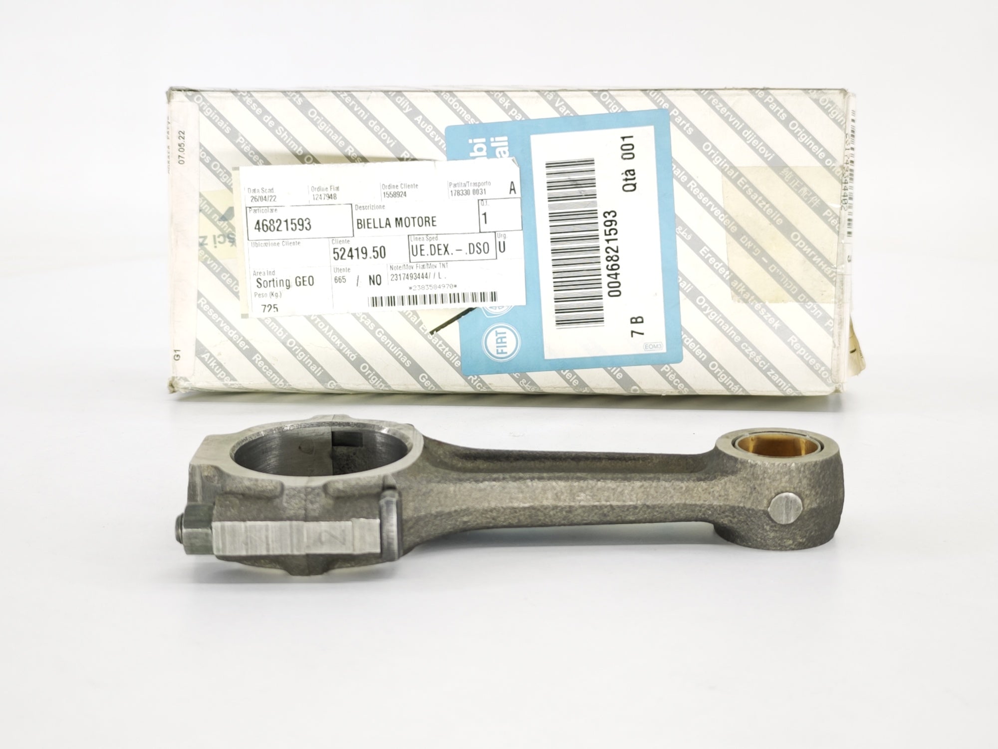 Doblo Albea Brava Bravo Marea Palio Siena Stilo Piston Kolu 1.6 16V Opar 46821593 - product