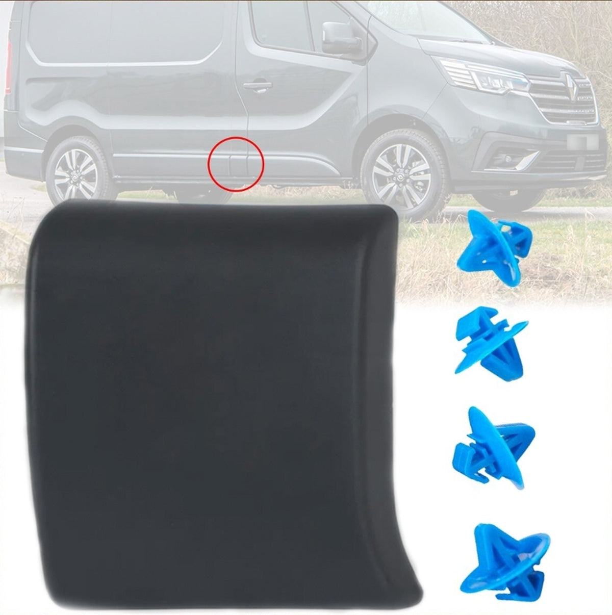 Renault Trafic 2 Vivaro Sağ Orta Direk Kapı Bandı Mais 8200036101 - product
