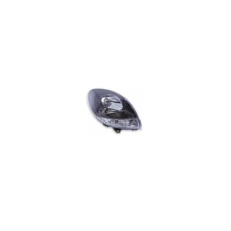 Kangoo Far Sağ Siyah Taban Beyaz Sinyal 2008 > Motorlu 7701062427