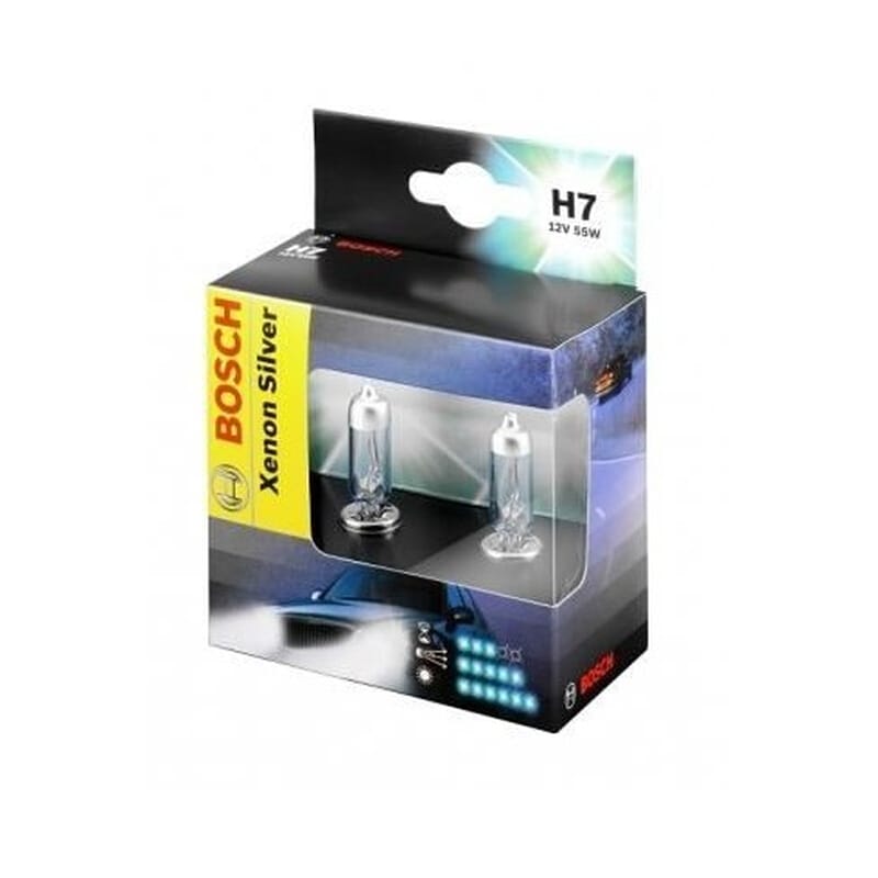 12V H7 Ampul Xenon-Sılver Ampul Tk