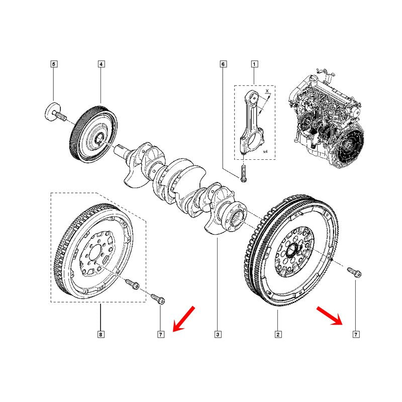 Laguna 2 1.9Dci Volan Cıvatası Orijinal 8200142676