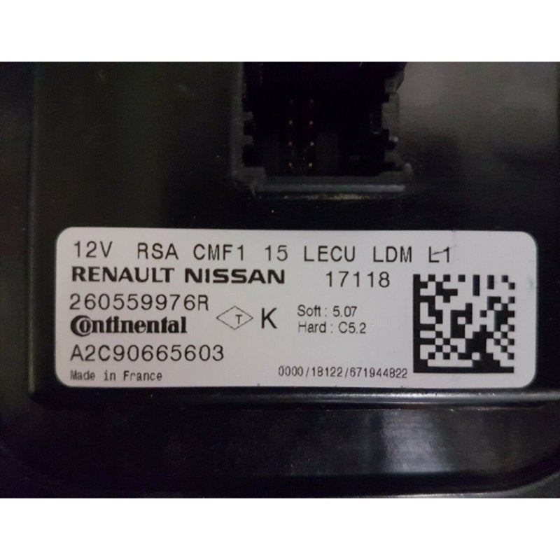 Megane 4 Aydinlatma Kumanda Beyni Orijinal 260553472R