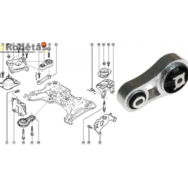 Motor Kulağı Trafic 2 8200049246