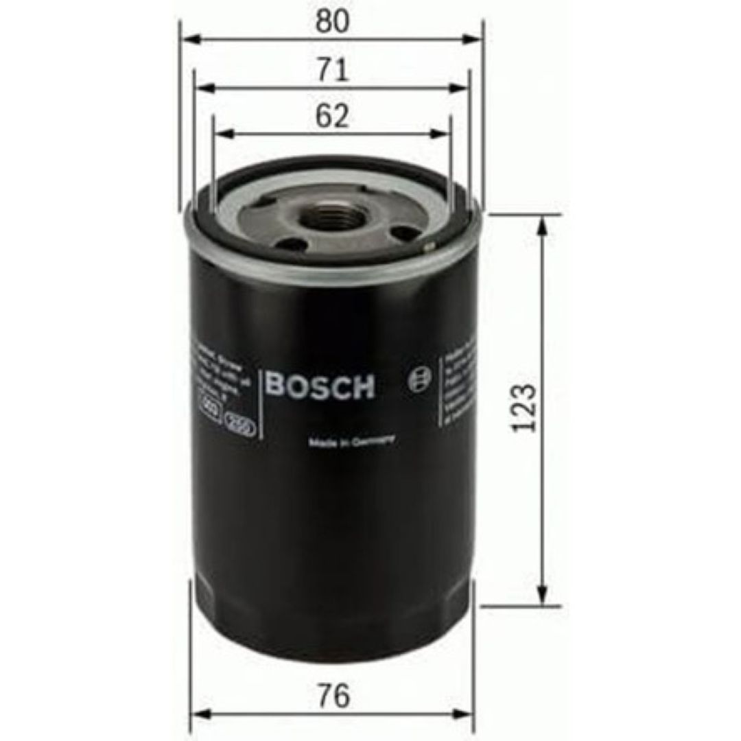 Renault 9 - 19, Clio, Laguna, Megane, Kangoo 1.4 1.6 Yağ Filtresi Bosch
