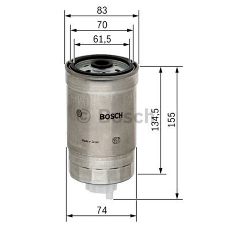 Ducato 1.9D - 2.5 Mazot Filtresi Bosch