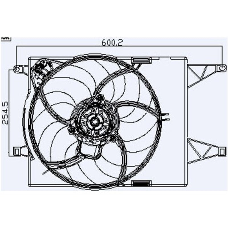 Fiat Linea 1.4 Mpı 2007 > Fan Motor Davlumbazı Set Kale