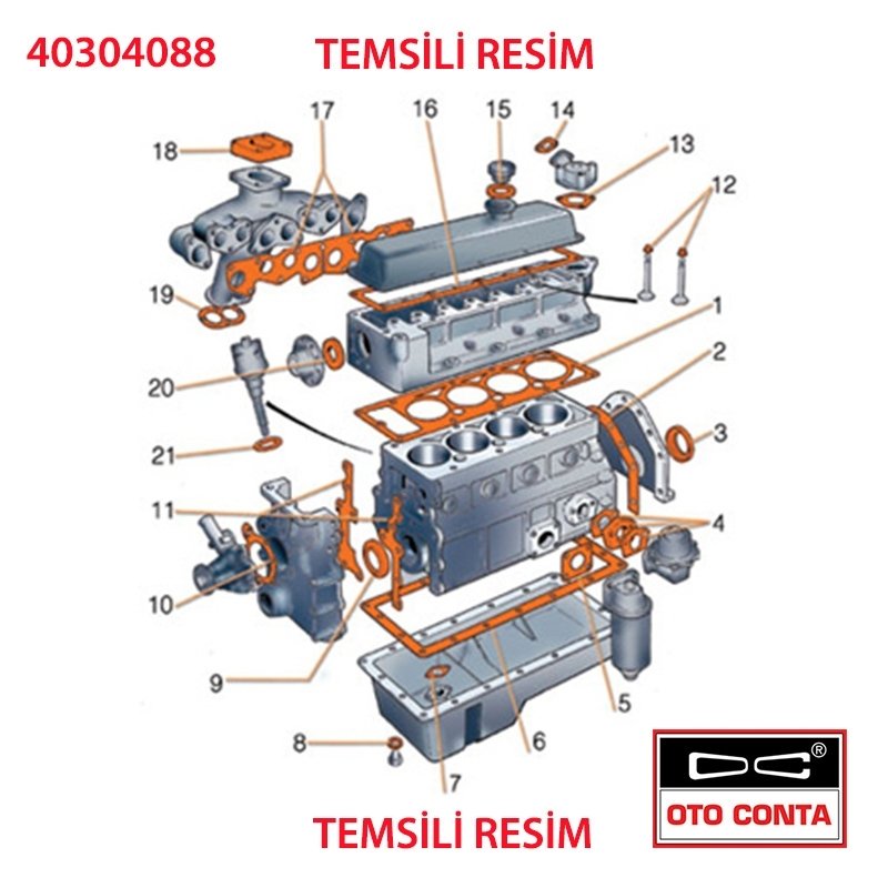 Doğan Kartal Şahin Slx Termostat Contası Oto Conta