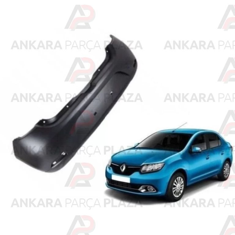 Clio Symbol Arka Tampon Astarlı Dega