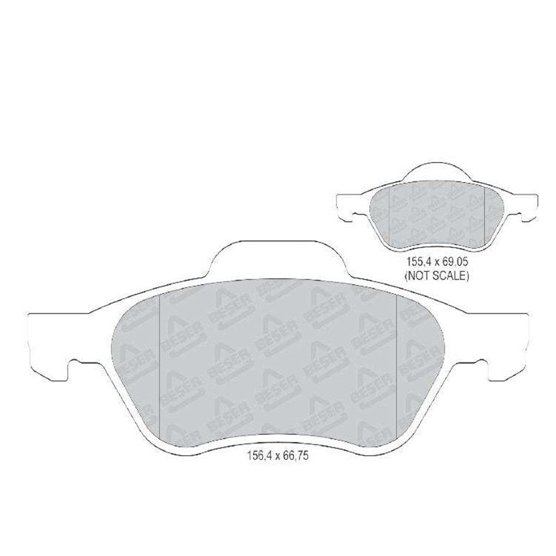 Ön Fren Balatası Renault : Megane 2 - Laguna 2