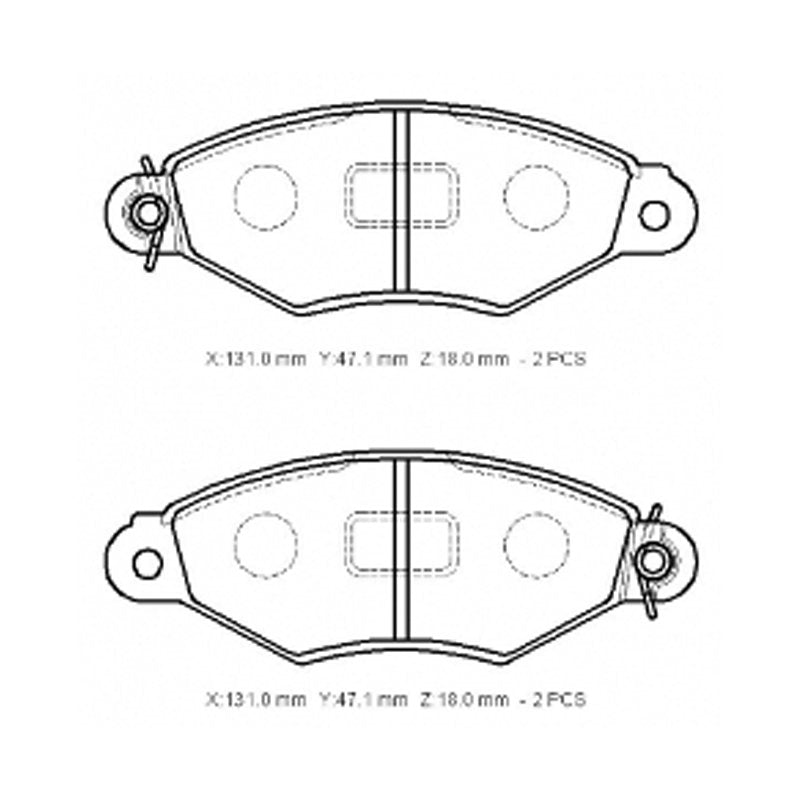 Kangoo 98 - 03 Ön Fren Balatası 7701209117