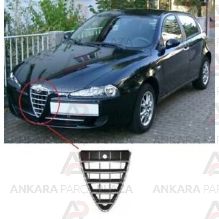 Alfa Romeo 147 05 - 09 Ön Panjur Gümüş Gri 156075731