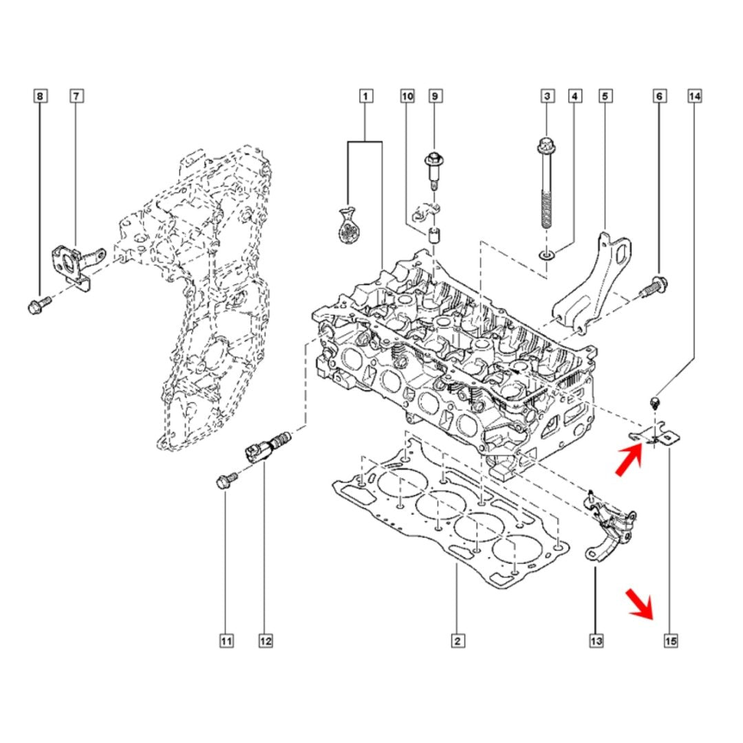 Megane 4 Motor Bağlanti Ayağı Orijinal 241374121R