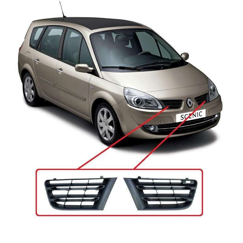 Ön Tampon Izgara Panjuru Takımı Megane Scenic 2 Faz 2 7701477306