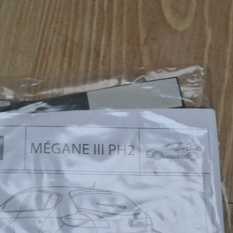 Megane 3 Hatchback Tampon Spoileri Arka Orijinal 8201276198