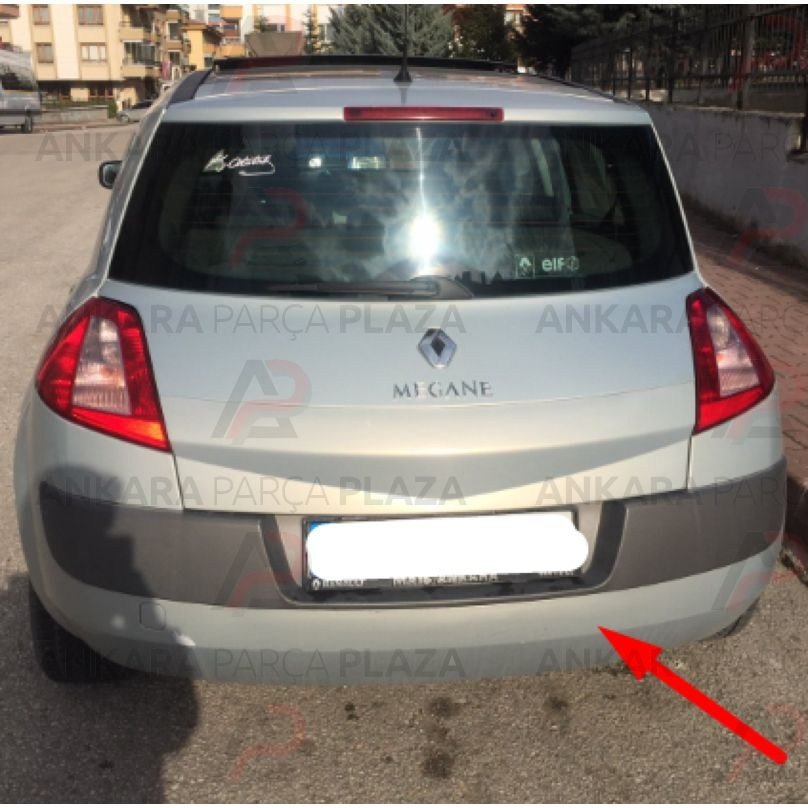 Megane 2 2007 - 2009 Arka Tampon Meydan
