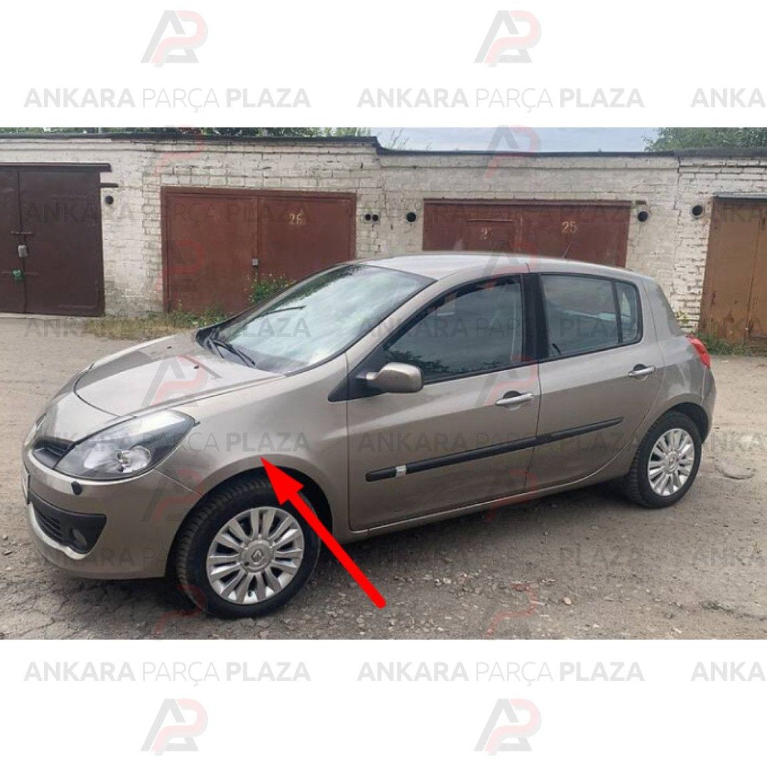 Clio Ön Çamurluk Sol 2003 - 2012 Arası Hatchback Astarsız Meydan