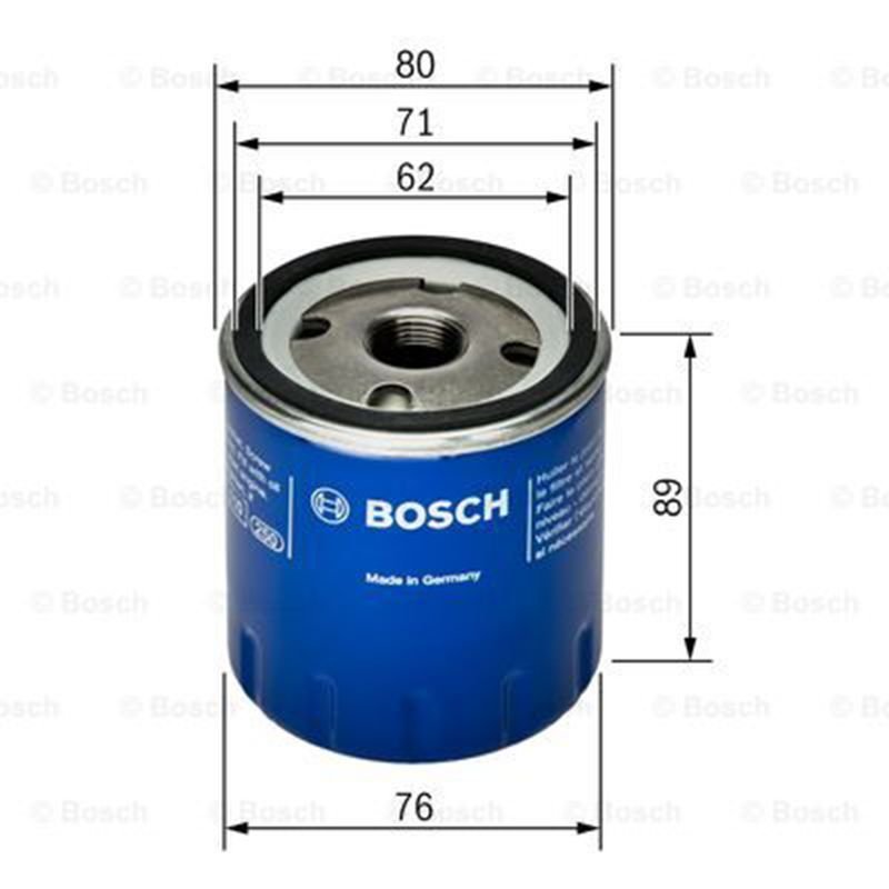 Scudo 1.9 Yağ Filtresi Bosch