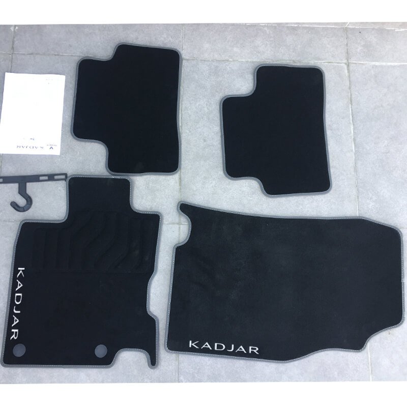 Kadjar Paspas Halı Takım Siyah 4 Lü