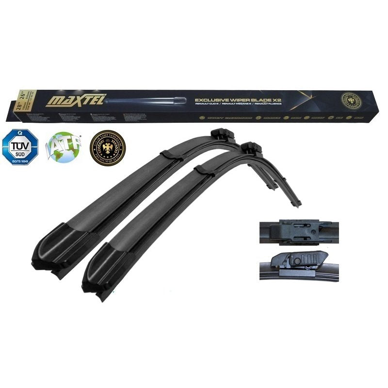Captur J5 2016- Ön Silecek Süpürgesi Muz Tipi 650Mm + 400Mm Takım