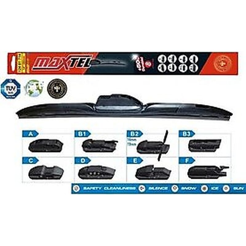 Silecek Süpürgesi Un4Ersal Hybrid 8 Aparatlı 21" 530Mm