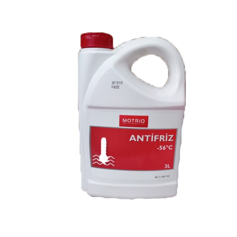 Antifriz -56 C Kırmızı 3 Lt Motrio