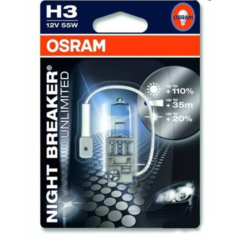 12V H3 Ampul%110 Fazla Işık + %20 Fazla Beyaz Takım