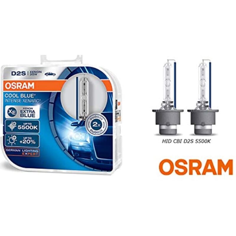 D2S Xenon Ampul Cool Blue 5500 Kelvin Set Beyaz Işık