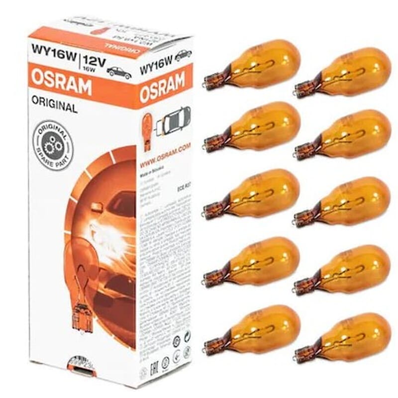 12V 16W Büyük Dipsiz Sarı Ampul