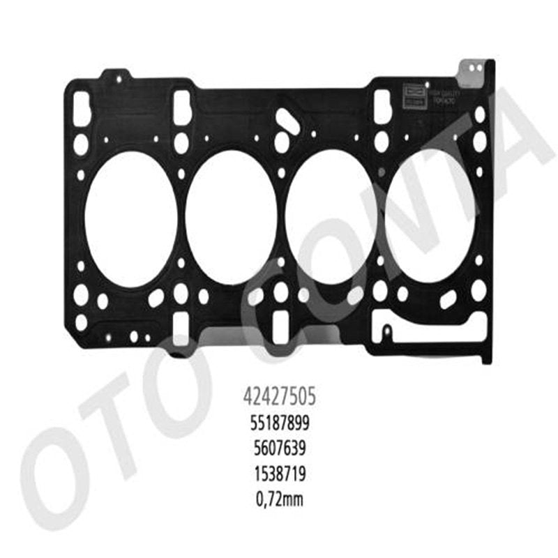 Doblo Albea Punto Linea Fiorino 1.3Mjtd Silindir Kapak Contası 0.72Mm Deliksiz Oto Conta