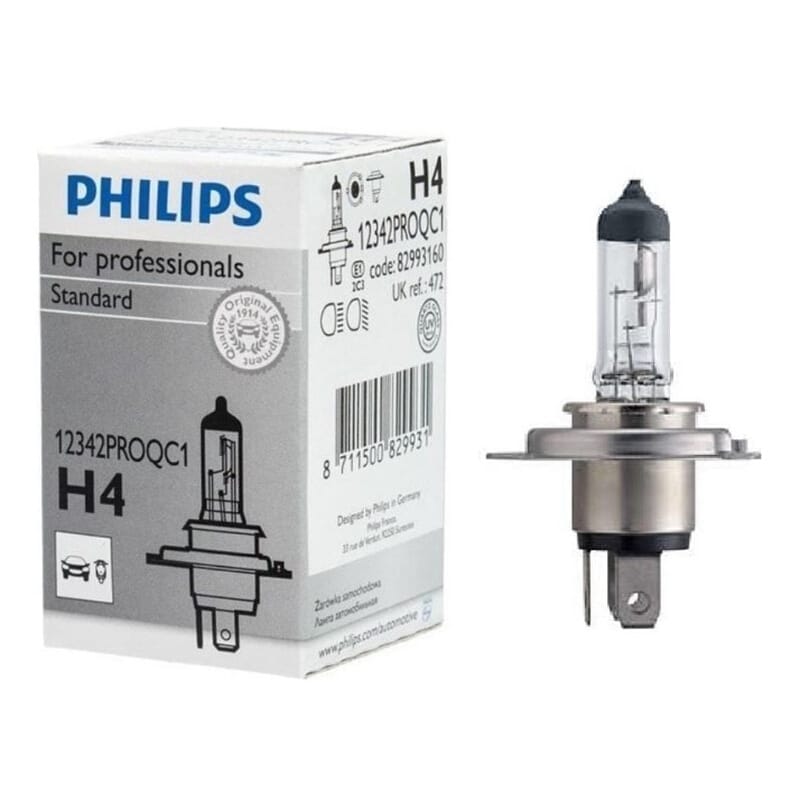 H4 12V 60 55W P43T Far Ampulü
