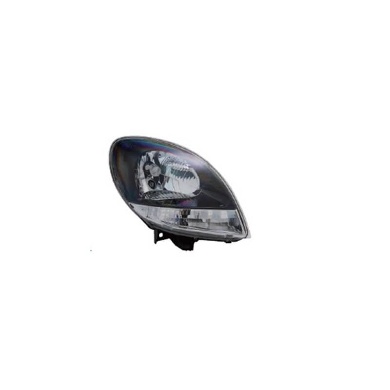 Ön Far Elektrikli Siyah Tabanlı Beyaz Sinyalli Sağ Kangoo 07-10 7701062427