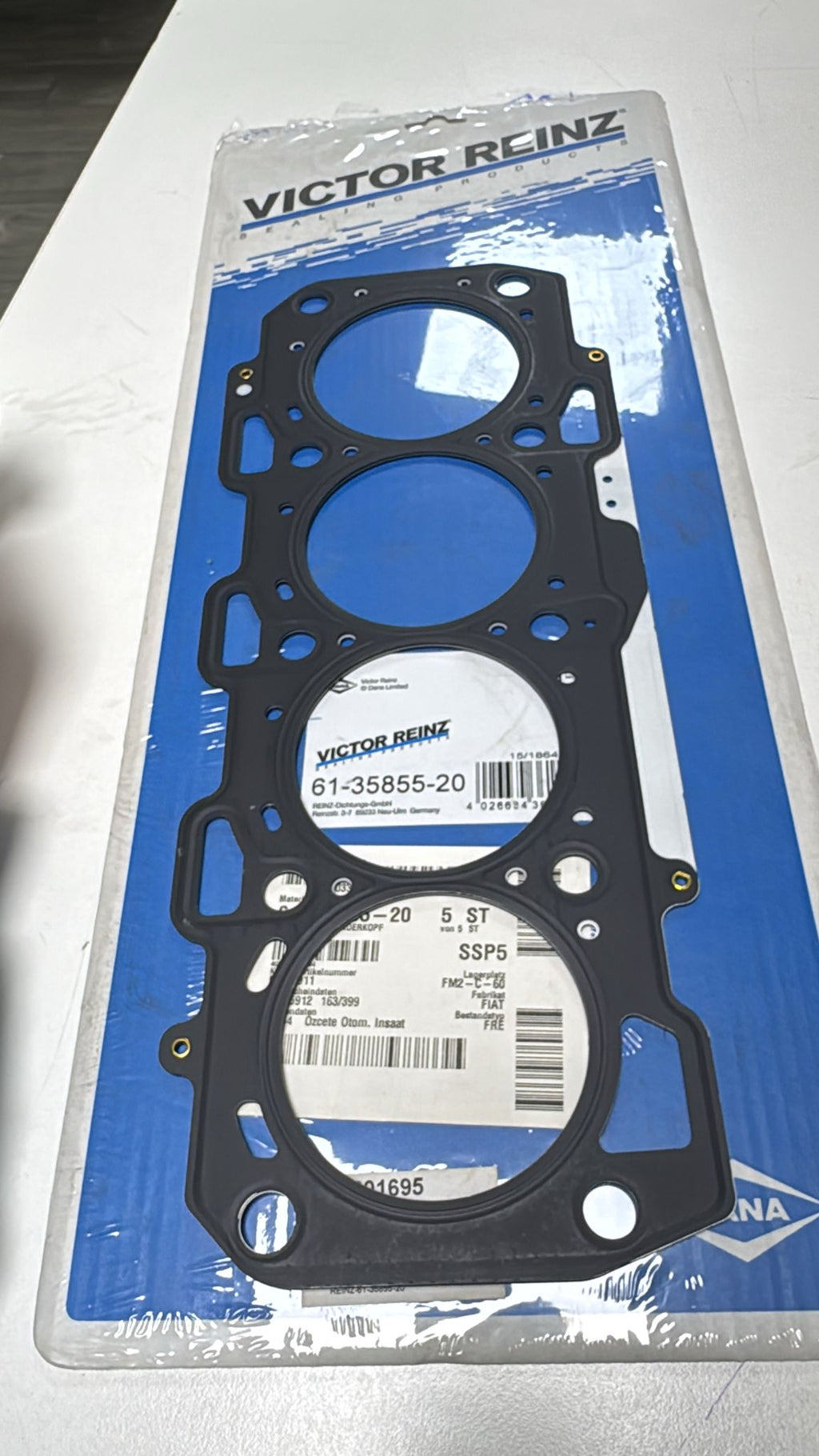 Stilo Punto Bravo Doblo Marea 1.9 Jtd Silindir Kapak Contası 2 Delik Victor Reinz