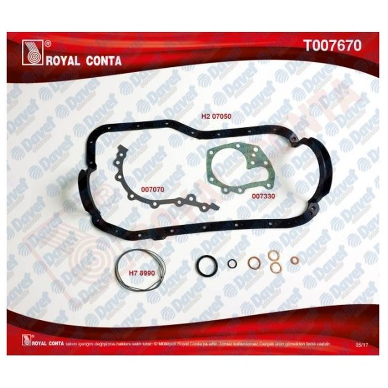 Alt Takım Conta Renault Clio 1 Express R19 R9 1.4 8V E7J E6J
