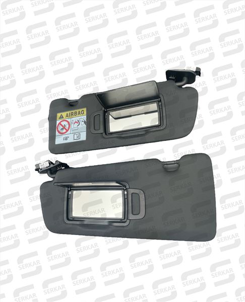 Renault Megane 4 Güneşlik Siperlik Takımı Siyah Serkar 25320
