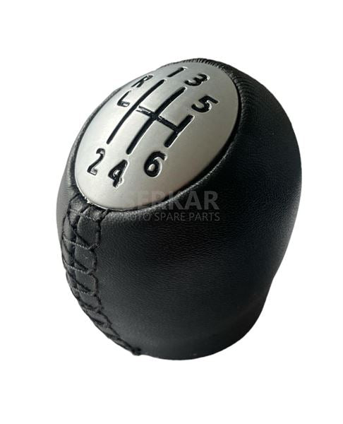 Renault Megane 3 Fluence Deri Vites Topuzu Siyah Serkar 25738