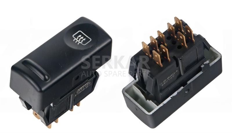 Renault R19 Arka Cam Rezistans Anahtarı Serkar 27398