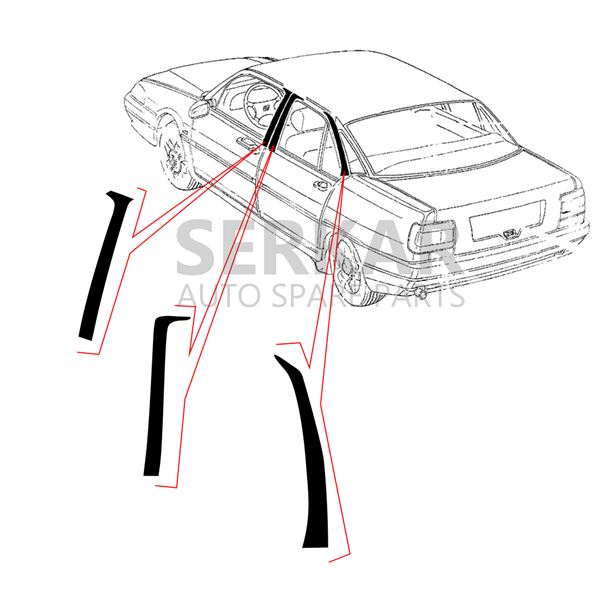 Fiat Tempra Tipo Yan Direk Bandı Serkar 2906