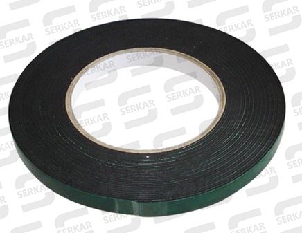 Serkar Çift Taraflı Bant Yeşil 15 mm 4682